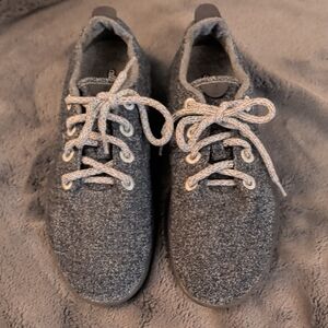Allbirds Charcoal Knit Lace-Up Shoes US 9